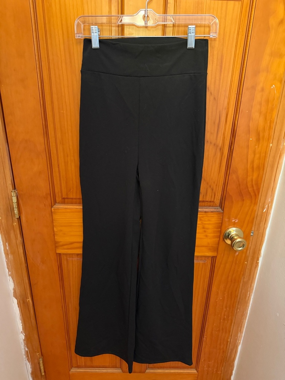 Windsor Black High-Waist Wide-Leg Pants